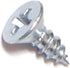 014973474010 Phillips Flat Wood Screws, 6 x 3/8, Piece-100, zinc...