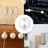9 Pcs Adhesive Cable Clips, Charger Cord Holder for Nightstand, Cable Management Wire Cord Organizer for Desk, Nightstand, Phone Charger, Computer...