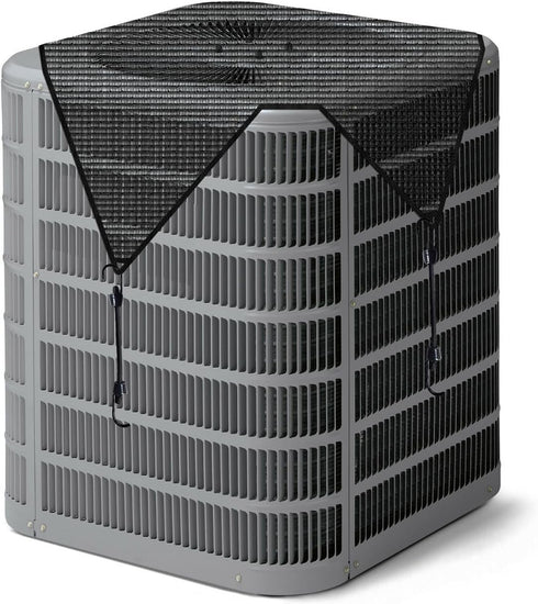 Coarbor 36"x36" Outdoor AC Unit Cover Mesh Outside Air Conditioner Compressor Condenser Defender Cover Dog Playpen Cover with 4 Bungee Cords...