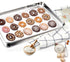 TeamFar Baking Sheet, Stainless Steel Baking Pan Cookie Sheet, Healthy & Non Toxic, Rust Free & Less Stick, Easy Clean & Dishwasher Safe...