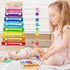 Wooden Xylophone for Kids,Toddler Xylophone Toy with 2 Child Safe Mallets,8 Diatonic Keys Musical Instruments for Preschoolers Educational Toys,Gi...