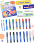 Rainbow Colors Face Painting Kits- 16 Colors Twistable Face Paint Marker Sticks with 2 Brushes, LGBT Washable Face Paint Crayons Kit, Birthday, Pr...