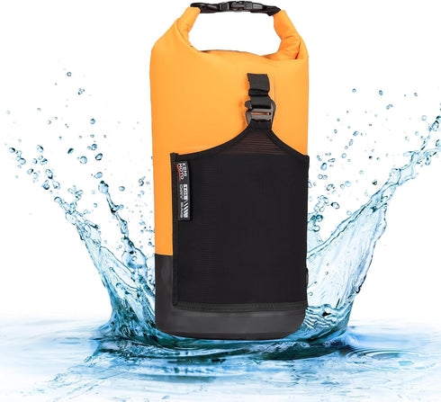 KEMIMOTO Waterproof Dry Bag, Dry Storage Bag Lightweight Backpack Roll Top Floating Case for Boating Fishing Rafting Kayaking Camping Travel Beach...