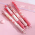 4 Pcs Rose Mechanical Pencil 0.5mm Cute Mechanical Pencil Pink Flower Pencil School Pencil for Girl Women Drawing Pencil (Rose)...