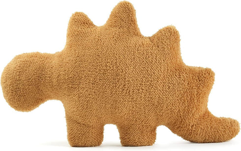 Stegosaurus Dino Nugget Pillow, 18 inch Dinosaur Chicken Nugget Pillow Stuffed Animal Plush Toy, Dino Nugget Plush Dinosaur Theme Party Decoration...