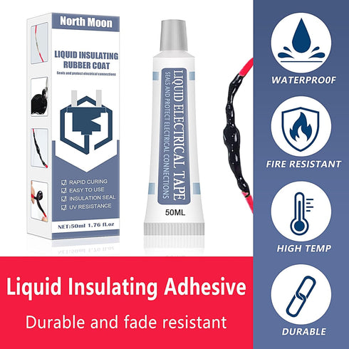 Liquid Electrical Tape,Liquid Insulating High Temperature Glue, Insulating Electrical Tape Glue,Good Insulation,Waterproof Flame, Fast Dry Liquid ...