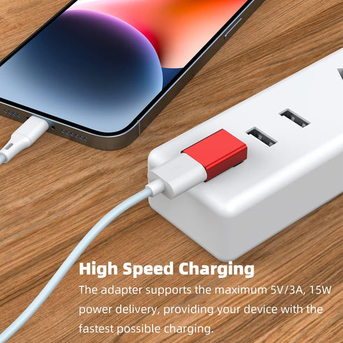 AreMe 90 Degree USB 3.0 Adapter 2 Pack, Up and Down Angle USB A Male to Female Converter Extender for PC, Laptop, USB A Charger, Power Bank and Mo...