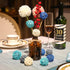 72 Pcs Wicker Rattan Decorative Balls Centerpiece Bowls Fillers Balls for Spring Summer Craft, Wedding Party, Potpourri Decor, 4 Sizes(Dark Blue, ...