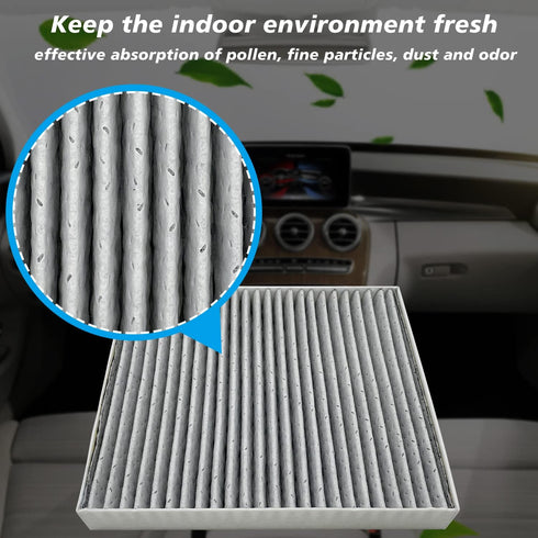 2-PC for Cabin Air Filter JM401 Fits for X5 2019-2024, X6,X7, 530e,530e xDrive, 530i, 540d xDrive, 540i, 740e xDrive, 740i, 750Li xDrive, 840i, Al...