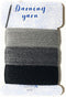 Shibori Dragon Darning yarn Monochrome Gray Black 3 Colors...