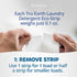Tru Earth Platinum - Heavy Duty Laundry Detergent Sheets - Up to 64 Loads (32 Sheets), Fragrance Free - Ultra-Concentrated Strips Formula - Eco-Fr...