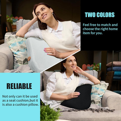 RIGO Heated Seat Cushion for Office Chair with USB Portable Heating Stadium Seats for Bleachers Heater Pad 3 Levels Graphene Heater Cushion Pillow...