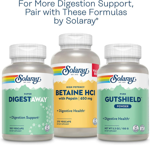 SOLARAY Pancreatin Supplement, 1300 mg, 90 Count...