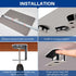 Under Desk Laptop Storage Mount, Metal Under Desk Laptop Holder, for Devices Thickness 1.37" for MacBook,Laptop,Mini,Keyboard,Router,with Anti-Scr...