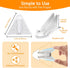 6 Pack Sliding Door Lock for Kids Safety - Child Proof Door Locks for Sliding Closet and Glass Doors - Window Locks for Children - Sliding Door Ch...