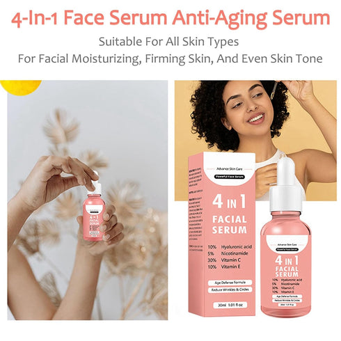 Vitamin C Skin Care Set, 3-In-1 Skincare Gift Set With Facial Cleanser Mousse, Face Serum & Face Cream, Anti-Aging Skin Care Kit With Hyaluronic A...