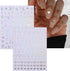JMEOWIO 10 Sheets Star Moon Nail Art Stickers Decals Self-Adhesive Pegatinas Uñas Aurora Line Nail Supplies Nail Art Design Decoration Accessories...