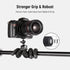 Cellphone Tripod,Mini Tripod Holder, Portable Travel Camera Mobile Phone Mount, Flexible Octopus Tripod Stand Desk Travel Outdoor Compatible with ...