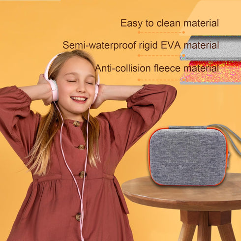 Case Compatible with Yoto Mini Kids Audio & Music Player,Travel Storage Holder for Children’s Speaker Plays Audiobook Cards Radio,Hard Carrying Ca...