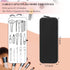 Sakolla Travel Makeup Brush Holder, Silicone Makeup Brush Bag with Zipper Closure, Makeup Brushes Organizer Case Washable Makeup Pouch Holder Case...