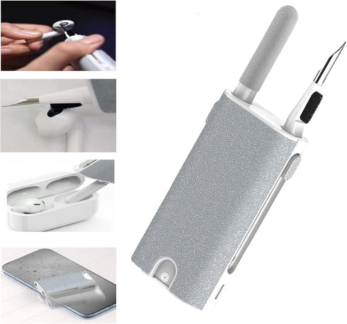 5-in-1 Electronics Cleaner Kit- Laptop Screen Cleaner kit,Multifunctional Bluetooth Earphones Cleaning Tool for iPhone Charging Port,Headphone,Ear...