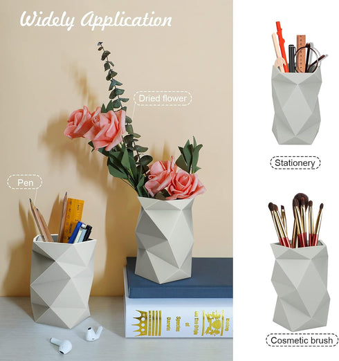 Creative Design Silicone Pen and Pencil Holder (Grey)...