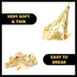 Bluebird Gold Leaf Sheets for Art - 50 Pack - Imitation Gold Foil Sheets of 5.5" x 5.5", Painting Gilding Crafts Decoration...