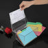 BTSKY Clear Acrylic 4 x 6 inch Index Card Box with Sign Lid - Index Card Holder Notecard Box Recipe Card Box Plastic Storage Organizer for Filling...