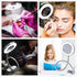 Clip on Lamp Pinkiou Desk Lamp with Clamp for Night Reading Nail Art Makeup Salon LED USB Book Light Clip Clamp Lamp 360°Flexible Gooseneck Bed La...