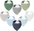Muslin Bibs, Muslin Baby Bibs for Girls & Boy Muslin Bandana Bibs 100% Cotton Baby Bibs for Drooling and Teething...
