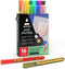 Arteza Double Outline Markers, 16 Colours, Gold Marker Pens, Create Metallic Lines with Vivid Colour Outlines, Work on Cards, Paper, and Canvas...