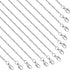 Lemonkey 24 Pack Necklace Chains Bulk,Silver Plated DIY Cable Link Chains for Jewelry Making 16 Inches...