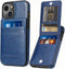 iPhone 13 Wallet Case with Credit Card Holder for Women Men PU Leather Wallet Case for iPhone 13 Case 6.1 inch (Blue)...