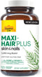 Country Life Maxi-Hair Plus Maximized with 5,000mg Biotin - Healthy Hair, Skin & Nails Support Supplement - Gluten-Free, Vegetarian, Soy-Free, Pre...