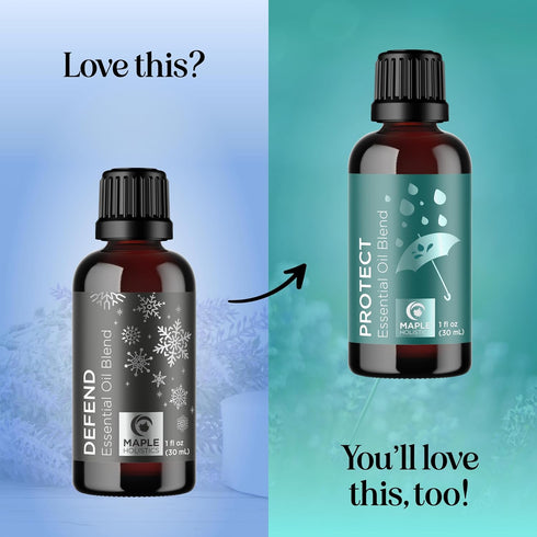 Defend Cleaning Essential Oil Blend - Pure Undiluted Natural Purification Essential Oils for Diffusers for Home Cleansing - Aromatherapy Essential...