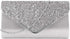 Queena Womens Shiny Glitter Evening Clutch Envelope Handbag Chain Purse for Wedding Party Prom Gift for Mom Wife Girlfriend...