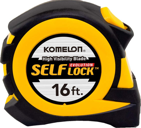 Komelon EV28116; 16' X 1" Self Lock Evolution Tape Measure,...