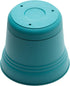 Bloem Saturn Round Planter with Saucer Tray: 10" - Bermuda Teal - Durable Plastic Pot, Matte Finish, Removable Saucer, for Indoor & Outdoor Use, G...