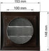 Vent Systems 4'' Inch Brown Air Vent Cover, Pack of 2, Dryer Vents and Bathroom Exhaust Vent Pipe, Louvered Outdoor Dryer Vent Cover Opening Flap Vent, Keeps Out Insects, Birds and Rodents