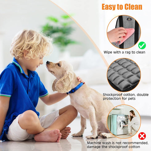 Ownpets Pet Grooming Hammock, Dog Grooming Hammock with Carabiners, Breathable Pet Grooming Harness Sling for Grooming, Hair Nail Trimming Cutting...