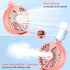 Handheld Fan Portable Misting Fan, Rechargeable Personal Mister Fan with 5 Speeds 3000mAh Battery Operated Fan with Mist, LED Display, 90° Foldabl...