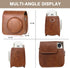CAIYOULE Case for Fujifilm Instax Mini 7+/7s/7c Instant Film Camera Protective Bag with Adjustable Shoulder Straps(No Camera)-Brown...