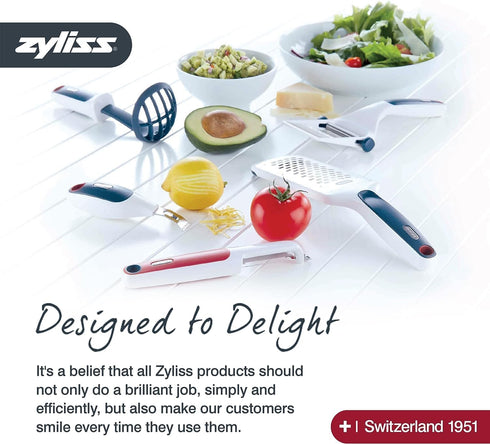 Zyliss Easy Clean Garlic Press - Lightweight, Easy-to-Use Garlic Mincer & Crusher for Food Prep & Kitchen Accessories...