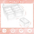 Small Plastic Storage Box, 14 Pieces Plastic Storage Cases Bead Organizers Boxes with Lid Mini Rectangles Boxes Craft Supply Case Bead Containers ...