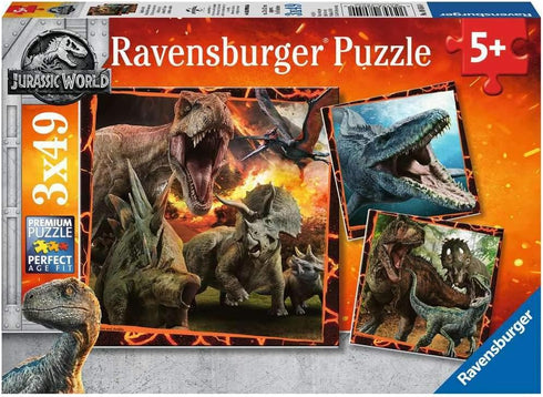 Ravensburger Instinct to Hunt 3x49 Piece Jigsaw Puzzle Set for Kids - 08054 - Every Piece is Unique, Pieces Fit Together Perfectly...