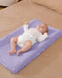 Solid Changing Table Pad Cover Cradle Sheet, Fits 32"/34''x16" Contoured Diaper Changing Pad, Ultra Soft Cozy Minky Dots Plush Changing Table Cove...