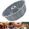 Bundt cake pan Silicone Cake Mold, 10’’ Non-stick Fluted Pans Round Baking Molds for Cake, Jello, Gelatin, Brownie, Cornbread, 12 Cups,Large Size ...