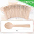 125PCS Mini Wooden Spoons, 4inch Kitchen Wooden Spoons Ice Cream Dessert Spoons Wood Cutlery Tableware for Salt Honey Sugar Jam Mustard...