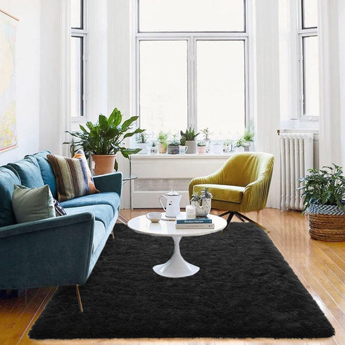 ISEAU Ultra Soft Fluffy Rug for Bedroom, 3 x 5 Feet Shaggy Area Rugs for Living Room Fuzzy Carpet Comfy Nursery Mat Bedside Carpets for Kids Boys ...