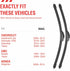 OEM Quality Performance Premium 22 wiper blades 2 pack,All-Season Auto Replacement Windshield Wiper Blades,Fit Chevrolet Impala 2013-2006 GMC Yuko...